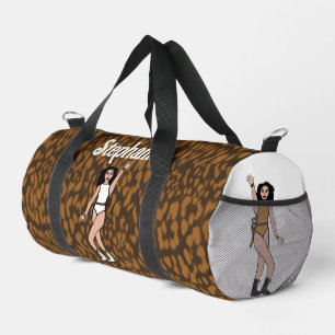 Sac De Sport Ruban Leopard de la danseuse personnalisée #2