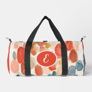 Sac De Sport Saison des agrumes - Corail et pierres bleues