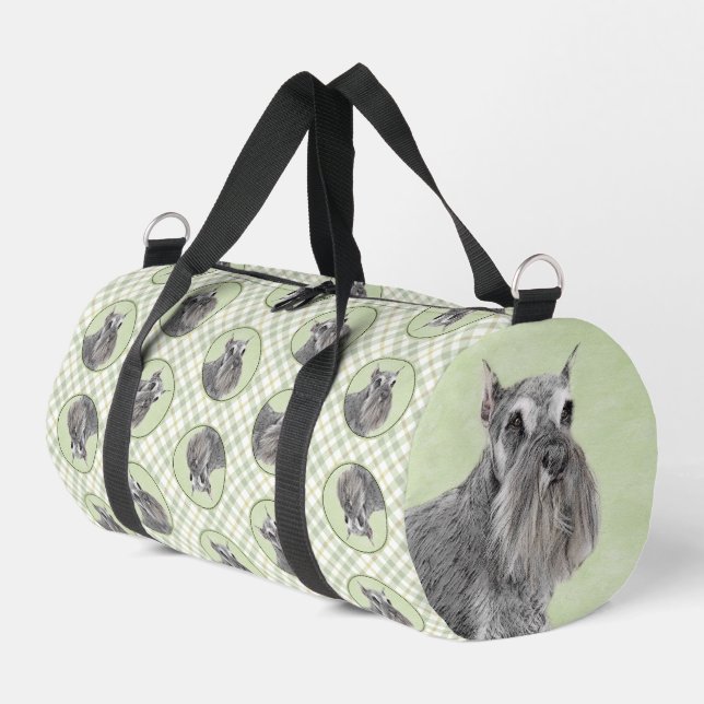 Sac De Sport Schnauzer Peinture Giant Standard Décroché Chien A (Coin gauche)