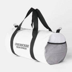 Sac De Sport Se désabonner du stress Typographie professionnell