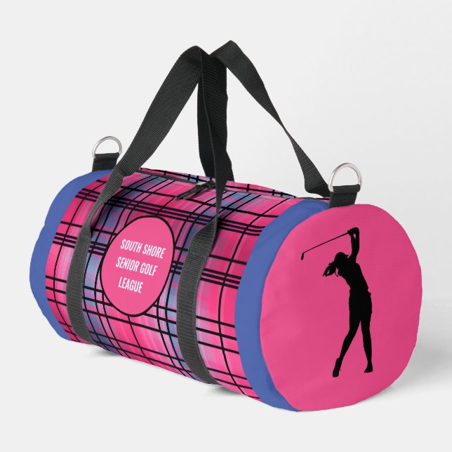 Sac De Sport Senior Golfer "Autumn Gold" Plaid (Coin gauche)
