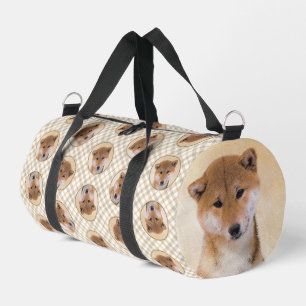 Sac De Sport Shiba Inu Peinture Rouge mignonne Original Animal 
