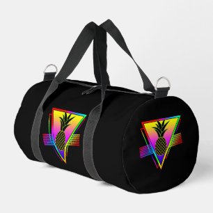 Sac De Sport Silhouette Rétro Moderne Ananas Fruit D'été