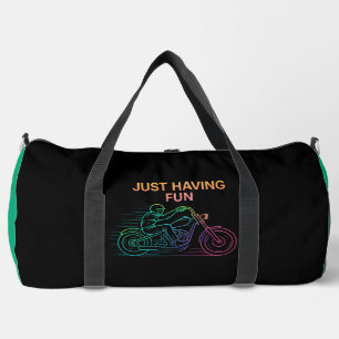 Sac De Sport Simplement s'amuser Motard coloré