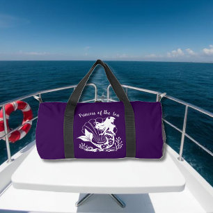 Sac De Sport Sirène hawaïenne Princesse de mer pourpre