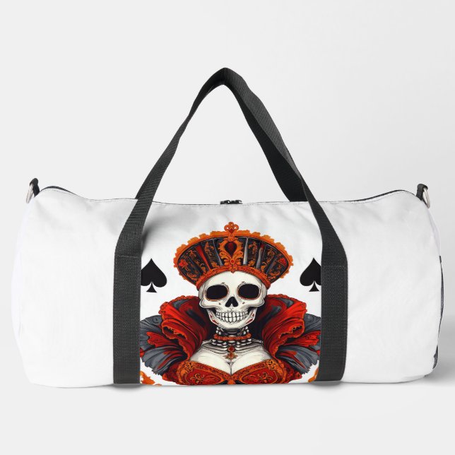 Sac De Sport Skull Queen of Spades (Recto)
