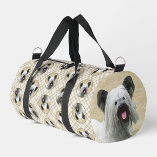 Sac De Sport Skye Terrier Peinture Silver Grey Original Chien A