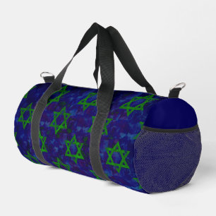 Sac De Sport SlipperyJoe's Hanukkah rangées vertes Étoiles de D