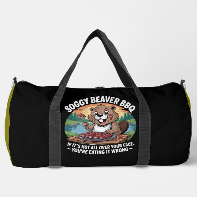 Sac De Sport Soggy Beaver BBQ  (Recto)