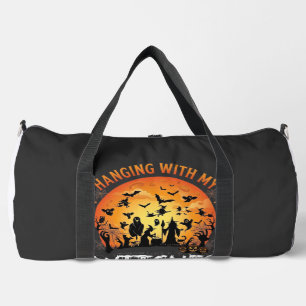 Sac De Sport Sorcières suspendues Halloween Lune Chauves-souris