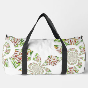 Sac De Sport Spectre vintage : Art du kaléidoscope imprimé afri