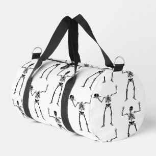 Sac De Sport Squelettes d'Halloween, des friandises ou un sort,
