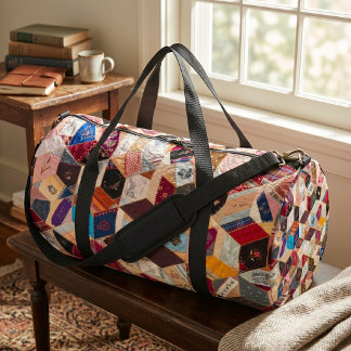 Sac De Sport Style de voyage artistique : Courtepoint patchwork