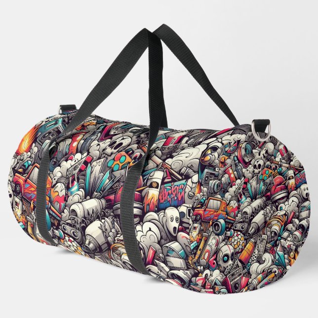 Sac De Sport Style Graffiti urbain (Coin gauche)