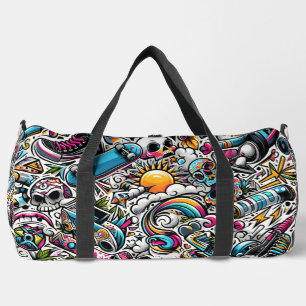 Sac De Sport Style Graffiti urbain