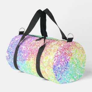 Sac De Sport Super coloré Vibrant Maximaliste Marbre arc-en-cie