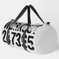 Texte usé et rayé Workout 247365 noir