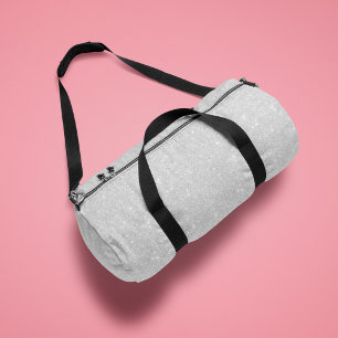 Sac De Sport Texture Parties scintillant argent blanc brillant 