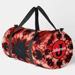 Sac De Sport Tie-Dye Psychedelique Fleur Monogramme Personnalis