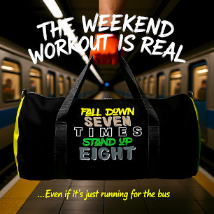 Sac De Sport Tomber Sept Fois Se Relever Huit