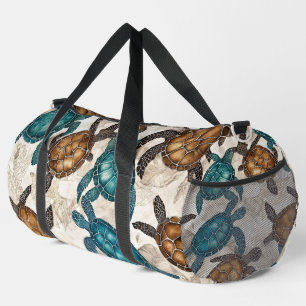Sac De Sport Tortue de mer nautique hawaïenne