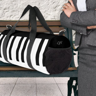 Sac De Sport Touches de Piano Noires Blanches Clavier Musical