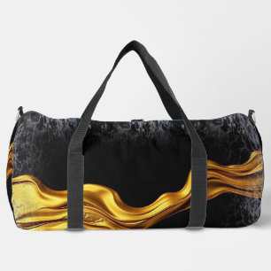 Sac De Sport Tourbillon Opulent Plein Liquide Or Noir Achempong