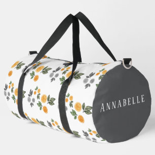 Sac De Sport Tranches de fruits orange botaniques