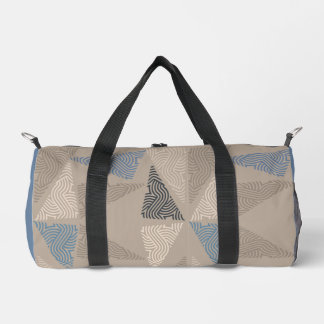 Sac De Sport Triangle beige et bleu