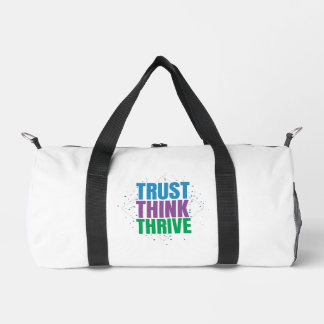 Sac De Sport Trust Think Thrive – Motivational Quote Design