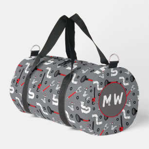 Sac De Sport Tuyaux de plomberie Outils Monogramme à motifs