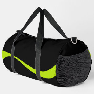 Sac De Sport Vagues simples 2 en vert citron et noir