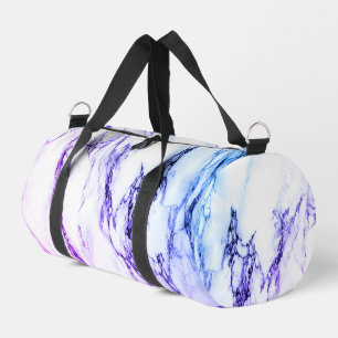 Sac De Sport Variété de marbres aux veines violettes et bleuâtr