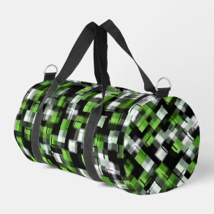 Sac De Sport Vert noir blanc Motif tendance