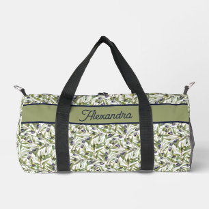 Sac De Sport Vert sauge aquarelle olivier campagne française