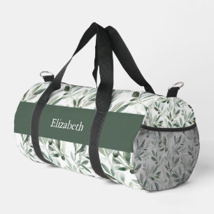 Sac De Sport Vert sauge Country française olive nom personnalis