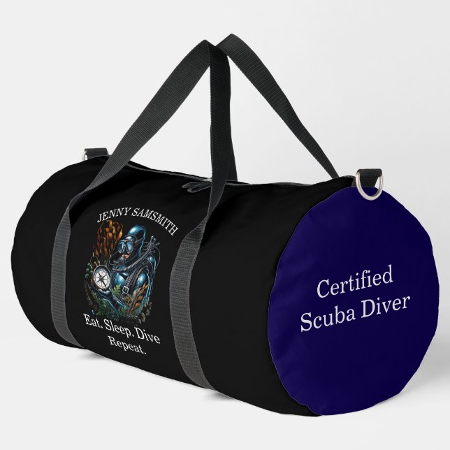 Sac De Sport Vibes De Scuba : Plongez Dans L'Aventure ! (Coin gauche)