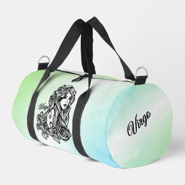 Sac De Sport Vierge Vierge Zodiaque Verdure  (Coin gauche)