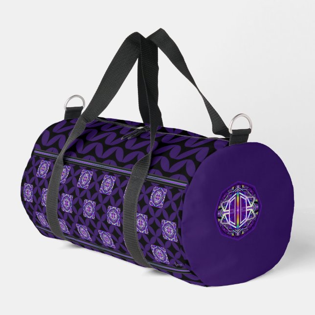 Sac De Sport violet w3 (Coin gauche)
