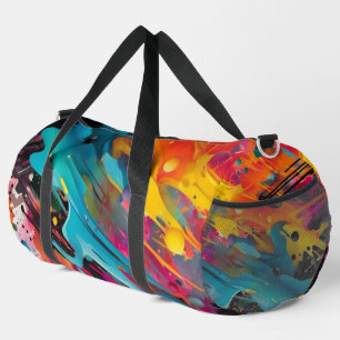 Sac De Sport Vivid Chaos Splash Graffiti