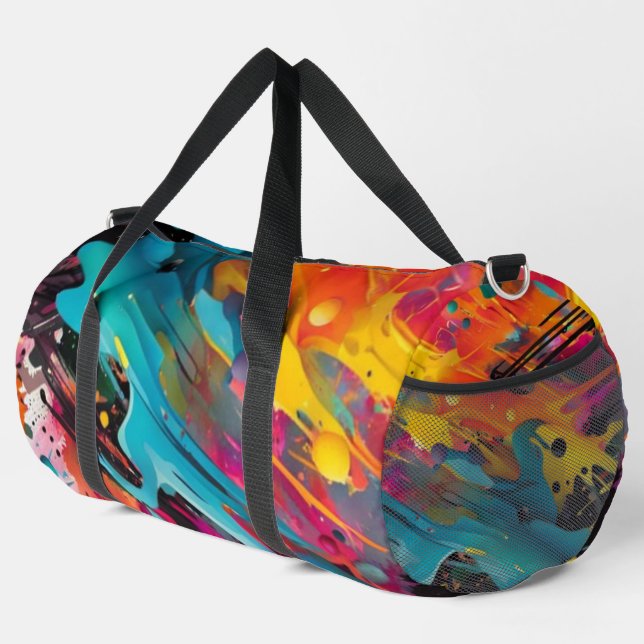 Sac De Sport Vivid Chaos Splash Graffiti (Coin droit)