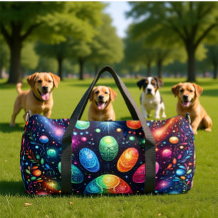 Sac De Sport Voyage Artistique Cosmos Étincelant 