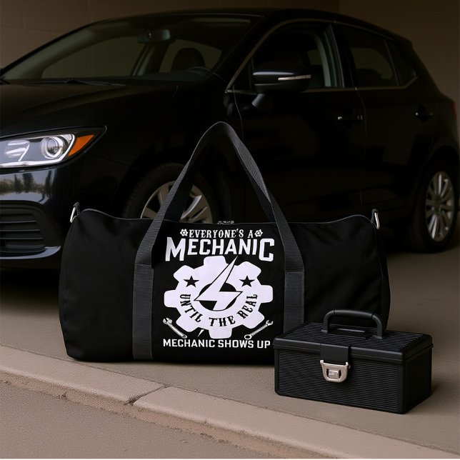 Sac De Sport Vrai Mécanicien Se Présente (Créateur téléchargé)