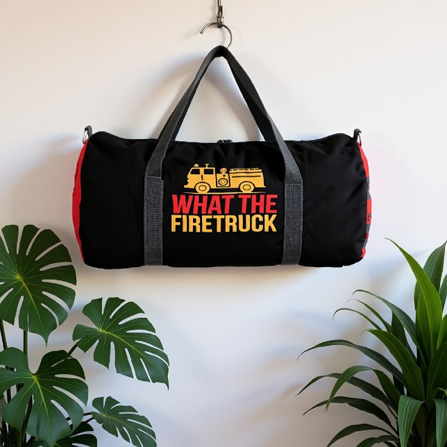 Sac De Sport What The Firetruck Humorous Design (Créateur téléchargé)