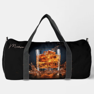 Sac De Sport Whiskey De Nom Personnalisé Sur Les Rochers