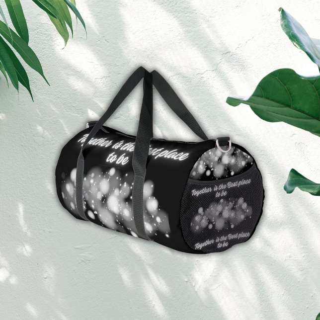 Sac De Sport White Glow 'Ensemble est le meilleur endroit pour  (Créateur téléchargé)