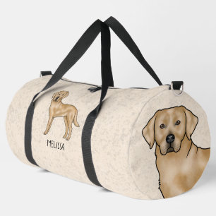Sac De Sport Yellow Labrador Retriever mignon Cartoon Lab Chien