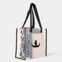 Sac de stade transparent entouré de position de yo