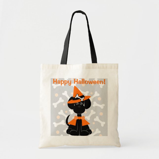 Sac de sucrerie de Halloween - chien de LeiLani