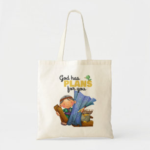 Sac de tissu de Noé de vers de bible